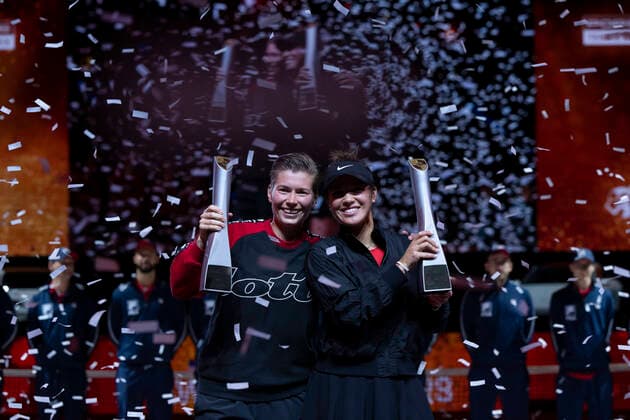 Porsche Tennis Grand Prix Desirae Krawczyk, USA Demi Schuurs, Netherlands