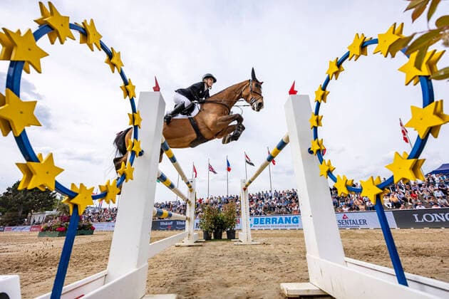 MANNHEIM Maimarkt Tournament with LONGINES EEF Nations Cup 2022, MANNHEIM Maimarkt Tournament with LONGINES EEF Nations Cup 2022 MEYER ZIMMERMANN Janne Friederike GER , Messi vanÂ t Ruytershof The Badenia Grand Prix of MVV CSIO3 Int jumping competition with jump off 1,60 m Mannheim, Maimarkt 10 May 2022