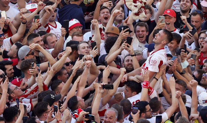 14 05 22 VfB Stuttgart 1 FC Köln Germany, Stuttgart, 14 05 2022, football, Bundesliga, VfB Stuttgart 1 FC Köln Sasa Kalajdzic VfB Stuttgart