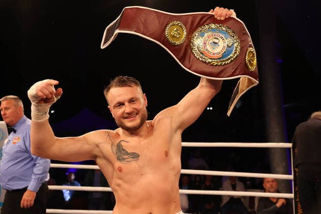 Boxing SES Boxgala, Magdeburg, 14 05 2022 WBO European Championship Adam Deines GER Norbert Dabrowski POL
