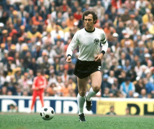 ARCHIVE PHOTO 50 years ago, on 26 May 1972, the Munich Olympic Stadium is opened, Franz BECKENBAUER, Germany, action, individual action Final Germany Holland 2 1, on 07 07 1974 Football World Cup 1974 in Germany Â