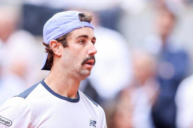 TENNIS - French Open 2022 PARIS,FRANCE,23.MAY.22 - TENNIS - ATP, Tennis Herren World Tour, French Open, Roland Garros, Grand Slam. Image shows Jordan Thompson (AUS).  GEPAxpictures xPatrickxSteiner