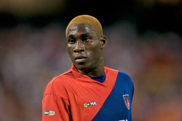 Jul 08, 2009 - Washington, District of Columbia, USA - JAMES MARCELIN (12) of Haiti during the 2009 CONCACAF GOLD CUP Group B Grenada vs Haiti at RFK Stadium. Haiti won 2-0 Washington USA - ZUMAse4_ 20090708_mms_se4_433 Copyright: xChazxNiellx