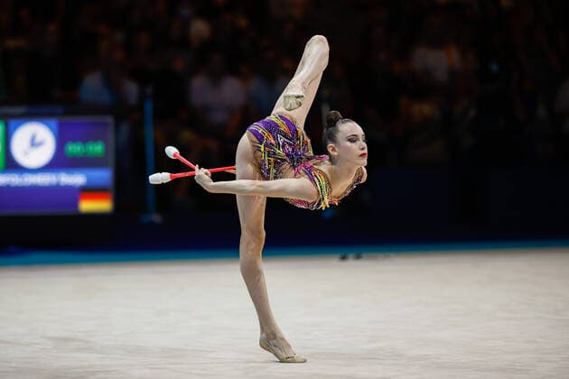 38th European Championships in Rhythmic Gymnastics 19 06 2022 Darja Varfolomeev GER at clubs finals 38th European Championships in Rhythmic Gymnastics on 19 06 2022 at the Expo in Tel Aviv Israel Copyright: xBEAUTIFULxSPORTS U.xFassbenderx