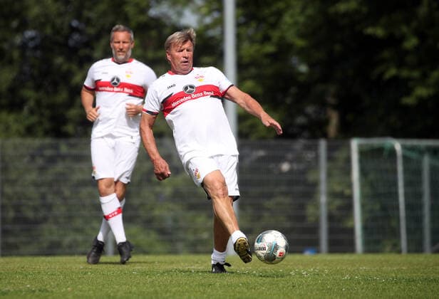 18 06 22 TSV Deizisau VfB Stuttgart Traditionself Germany, Deizisau, 18 06 2022, football, TSV Deizisau VfB Stuttgart Traditionself Bernd Förster VfB Stuttgart
