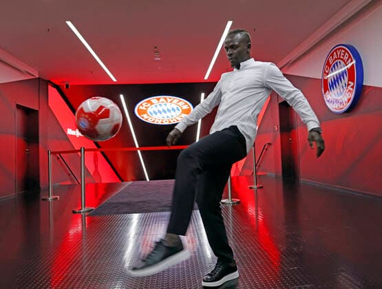 22 06 2022, presentation of Sadio ManŽ, Allianz Arena Munich, football, sports, in the picture Sadio Mane FC Bayern
