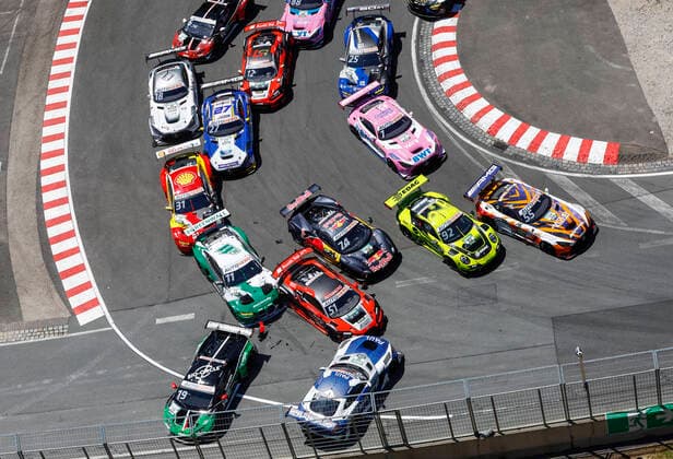 Nuremberg DTM Norisring 2022 on July, 2, 2022, Photo by Hoch Zwei Start Race 1 Nuremberg Germany