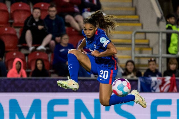 UEFA WOMENS EURO ENGLAND 2022 France Belgium 14 07 2022 Delphine Cascarino France, 20 UEFA WOMENS EURO ENGLAND 2022 France Belgium New York Stadium, Rotherham, 14 07 2022 Copyright: xBEAUTIFULxSPORTS Wunderlx