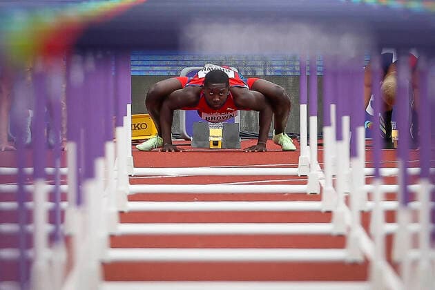 World Athletics Championships Oregon 22 United States of America, 16 07 2022 Rasheem Brown CAY on 16 07 22 at Hayward Field in Eugene on Day 2 of the World Athletics Championships Oregon22. Copyright: xBEAUTIFULxSPORTS AxelxKohringx