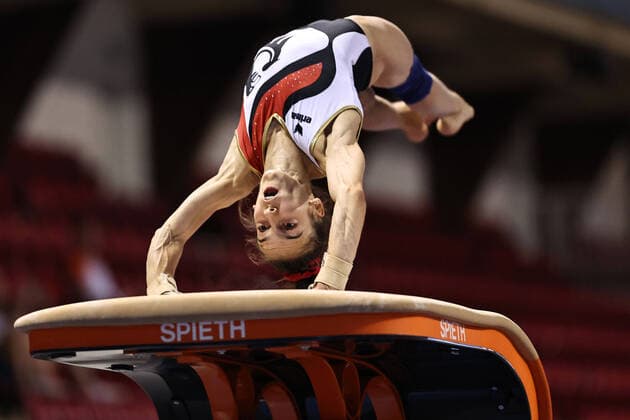Helen Kevric, GER, during podiumtraining at 2022 EYOF in Banska Bystrica SVK 25 07 2022