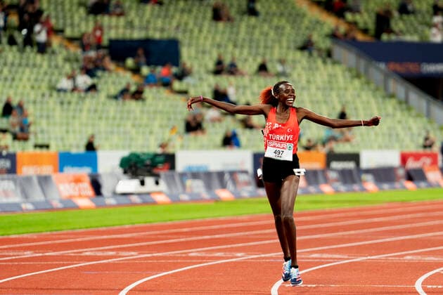 European Championships Munich22 Athletics, 15 08 2022 Yasemin Can TUR over 10000m at the European Athletics Championships in Munich on 15 08 2022 Copyright: xBEAUTIFULxSPORTS Flatemerschx