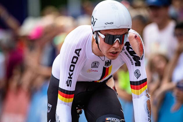 WALSCHEID Maximilian Richard UEC Road Cycling European Championships Munich 2022 WALSCHEID Maximilian Richard GER Germany landscape horizontal Landscape Event Event UEC Road Cycling European Championships 2022 Category Category Cycling Road Cycling European Championships Men Elite Location Place Europe Germany Bavaria Fürstenfeldbruck Discipline Individual Time Trail ITT Distance 24 km Date Date 17 08 2022 Wednesday Day 2
