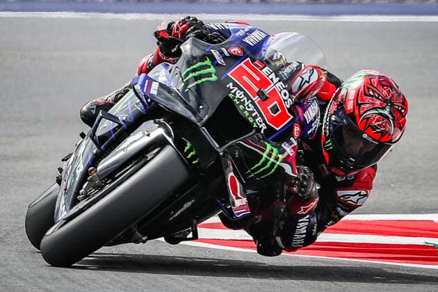 MOTORSPORTS - MotoGP, GP of Austria 2022 SPIELBERG,AUSTRIA,19.AUG.22 - MOTORSPORTS - MotoGP, Grand Prix of Austria, Red Bull Ring, free practice. Image shows Fabio Quartararo (FRA Monster Energy Yamaha MotoGP).  GEPAxpictures xManfredxBinder