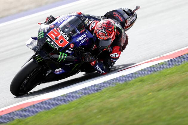 MOTORSPORTS - MotoGP, GP of Austria 2022 SPIELBERG,AUSTRIA,19.AUG.22 - MOTORSPORTS - MotoGP, Grand Prix of Austria, Red Bull Ring, free practice. Image shows Fabio Quartararo (FRA Monster Energy Yamaha MotoGP).  GEPAxpictures xChristianxWalgram