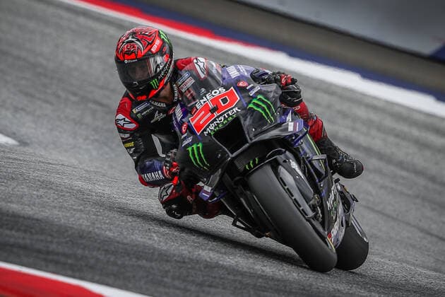 MOTORSPORTS - MotoGP, GP of Austria 2022 SPIELBERG,AUSTRIA,19.AUG.22 - MOTORSPORTS - MotoGP, Grand Prix of Austria, Red Bull Ring, free practice. Image shows Fabio Quartararo (FRA Monster Energy Yamaha MotoGP).  GEPAxpictures xManfredxBinder