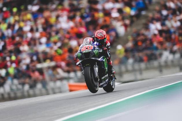MOTORSPORTS - MotoGP, GP of Austria 2022 SPIELBERG,AUSTRIA,21.AUG.22 - MOTORSPORTS - MotoGP, Grand Prix of Austria, Red Bull Ring. Image shows Fabio Quartararo (FRA Monster Energy Yamaha MotoGP).  GEPAxpictures xDanielxGoetzhaber