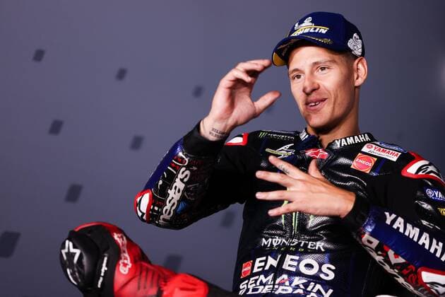 MOTORSPORTS - MotoGP, GP of Austria 2022 SPIELBERG,AUSTRIA,21.AUG.22 - MOTORSPORTS - MotoGP, Grand Prix of Austria, Red Bull Ring. Image shows Fabio Quartararo (FRA Monster Energy Yamaha MotoGP).  GEPAxpictures xDanielxGoetzhaber