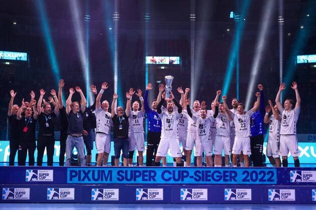 Pixum Supercup 2022 SC Magdeburg vs THW Kiel, 31 08 2022 THW Kiel becomes Pixum Super Cup winner 2022 Pixum Supercup 2022 SC Magdeburg vs THW Kiel 31 08 2022 in Dusseldorf Copyright: xBEAUTIFULxSPORTS KennyxBeelex