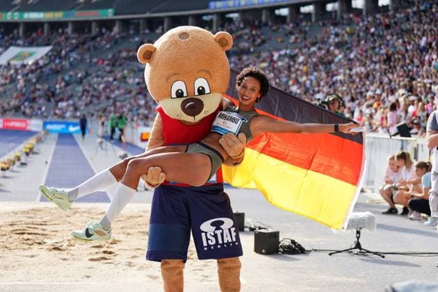 Athletics, Track Field, Athletics, world athletics meeting, ISTAF Berlin 2022, 04 09 2022, Olympiastadion Berlin, long jump women Malaika Mihambo,
