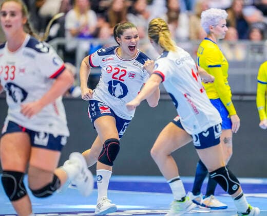 Four Nations tournament handball women Norway Brazil Stavanger 20221030 Norways Kristina Sirum Novak during the international match between Norway and Brazil in DNB Arena in Stavanger for handball EC in Slovenia in November Photo Beate Oma Dahle NTB Stavanger Norway  Copyright: xBeatexOmaxDahlex xNTBx EDITORIAL USE ONLY. RESTRICTED USE FOR BETTING COMPANIES