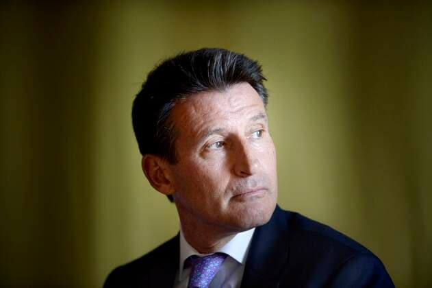 STOCKHOLM 20120608 Londons Olympic general Sebastian Coe during a press conference on Friday afternoon Coe and IOC president Jacques Rogge are both in Stockholm to celebrate the city that hosted the Olympics 100 years ago STOCKHOLM SWEDEN x10070x  Copyright: xJESSICAxGOWx xTTx ROGGE OCH COE