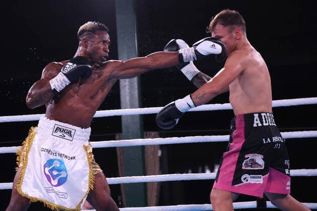 Boxing Agon Boxgala, Berlin, 12 11 2022 Abel Adria ARG William Scull CUB Berlin Germany