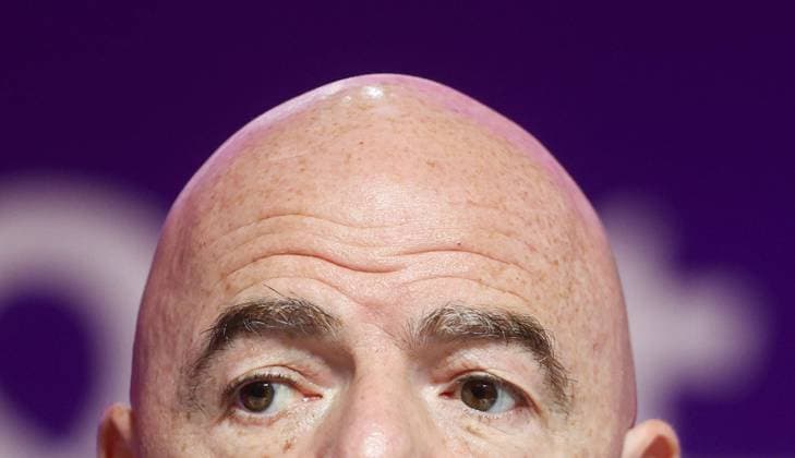 Bilder des Jahres, Sport 11 November Sport Themen der Woche KW46 Mandatory Credit: Photo by Kieran McManus Shutterstock (13622631t) FIFA President Gianni Infantino Previews and Training, FIFA World Cup, WM, Weltmeisterschaft, Fussball 2022, Football, Qatar - 19 Nov 2022 Editorial Use Only Previews and Training, FIFA World Cup 2022, Football, Qatar - 19 Nov 2022 Editorial Use Only Copyright: xKieranxMcManus Shutterstockx 13622631t