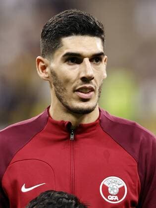 AL KHOR Karim Boudiaf of Qatar during the FIFA World Cup Qatar 2022 group A match between Qatar and Ecuador at Al Bayt Stadium on November 20, 2022 in Al Khor, Qatar AP Dutch Height MAURICE OF STONE FIFA World Cup Qatar 2022 2022 xVIxANPxSportx xMauricexvanxSteenxWKxIVx 458128182 originalFilename: 458128182.jpg