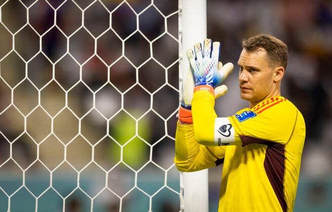 Doha, Qatar 23rd Nov, 2022 Goalkeeper Manuel Neuer Germany Germany Japan World Cup 2022 in Qatar 23 11 2022 Credit Moritz Müller