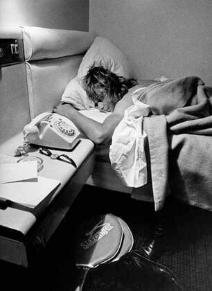 NOTTINGHAM 1974 Bjorn Borg is sleeping in a hotel in Nottingham Photo Jacob Forsell XP SCANPIX Kod 14 NOTTINGHAM UK x14x  Copyright: xJacobxForsellx xXPx xTTx BJÖRN BORG SOVER
