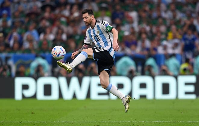 FOOTBALL World Cup 2022 PRE-ROUND ROUND GROUP C Argentina Mexico 26 11 2022 Lionel Messi Argentina