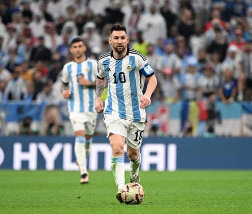 Football, men, 2022 23 season, World Cup in Qatar, final, Argentina France at Lusail Iconic Stadium in Lusail, Lionel Messi Argentina , 18 12 2022, Copyright: xMatthiasxKochx