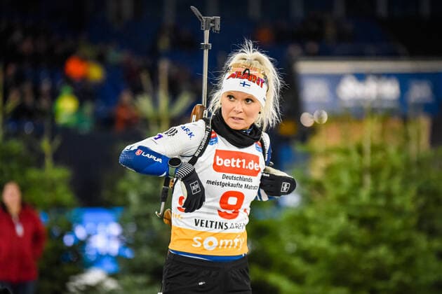 Mari Eder WTC Biathlon on Schalke 28 12 2022 Mari Eder Finland bett1 de Biathlon World Team Challenge WTC Biathlon on Schalke on 28 12 2022 at Veltins Arena in Gelsenkirchen North Rhine Westphalia, Germany