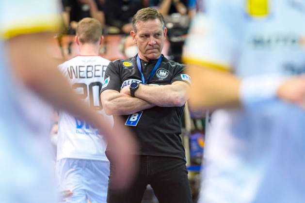 Katowice, 13 January 2023 Handball IHF World Championship, preliminary round, group E, Germany Qatar coach Alfred Gislason Germany Katowice Spodek Arena Poland