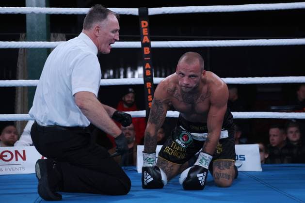 Boxing Agon Fightnight, Berlin, 24 02 2023 IBO Intercontinental Björn Schicke GER Julio Alamos CHI Berlin Germany