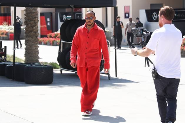 F1 Bahrain Grand Prix Previews Lewis Hamilton of Mercedes ahead of the Formula 1 Bahrain Grand Prix at Bahrain International Circuit in Sakhir, Bahrain on March 2, 2023. Sakhir Bahrain  Copyright: xJakubxPorzyckix originalFilename:porzycki-f1bahrai230302_npd3J