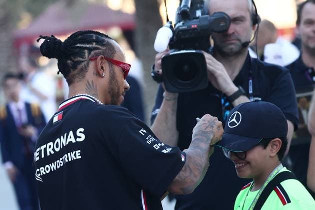 F1 Bahrain Grand Prix Previews Lewis Hamilton of Mercedes ahead of the Formula 1 Bahrain Grand Prix at Bahrain International Circuit in Sakhir, Bahrain on March 2, 2023. Sakhir Bahrain  Copyright: xJakubxPorzyckix originalFilename:porzycki-f1bahrai230302_npDsJ