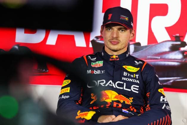 F1 Bahrain Grand Prix 2023 Max Verstappen of Red Bull Racing during the press conference, PK, Pressekonferenz after the qualifying of Bahrain Grand Prix of 2023 Formula One World Championship, WM, Weltmeisterschaft at Bahrain International Circuit on March 4, 2023 in Sakhir, Bahrain. Sakhir Bahrain Copyright: xBeataxZawrzelx originalFilename:zawrzel-f1bahrai230304_np4Ob