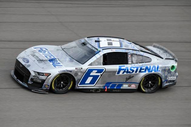LAS VEGAS, NV - MARCH 04: Brad Keselowski ( 6 RFK Racing Fastenal Ford) drives through turn four during practice for the NASCAR, Motorsport, USA Cup Series Pennzoil 400 presented by Jiffy Lube on March 4, 2023, at Las Vegas Motor Speedway in Las Vegas, Nevada. (Photo by Michael Allio Icon Sportswire) AUTO: MAR 04 NASCAR Cup Series Pennzoil 400 presented by Jiffy Lube Icon116230304019