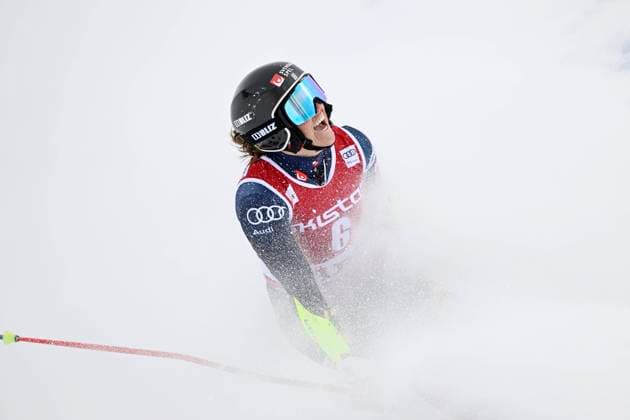 ÅRE 20230310 Sara Hector, Sweden, after the second heat in the giant slalom competition in the World Cup, Åre ÅRE SWEDEN ALPINT x10050x,  Copyright: xPontusxLundahlx xTTx STORSLALOM VÄRLDSCUP ÅRE