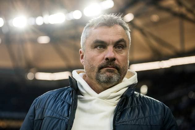 1 Football Bundesliga, FC Schalke 04 Borussia Dortmund Thomas Reis Coach Schalke 04 1 Football Bundesliga, FC Schalke 04 Borussia Dortmund, Gelsenkirchen, VELTINS Arena DFL REGULATES PROHIBIT ANY USE OF PHOTOGRAPHS AS IMAGE SEQUENCES AND OR QUASI VIDEO Copyright: xBEAUTIFULxSPORTS Wunderlx