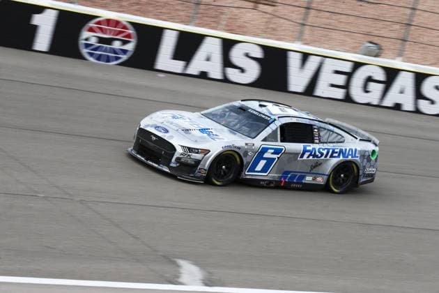 LAS VEGAS, NV - MARCH 05: Brad Keselowski ( 6 RFK Racing Fastenal Ford) takes to the track during the Pennzoil 400 presented by Jiffy Lube NASCAR, Motorsport, USA Cup Series race on March 5, 2023 at Las Vegas Motor Speedway in Las Vegas, Nevada. (Photo by Matthew Bolt Icon Sportswire) AUTO: MAR 05 NASCAR Cup Series Pennzoil 400 presented by Jiffy Lube Icon2000124512400
