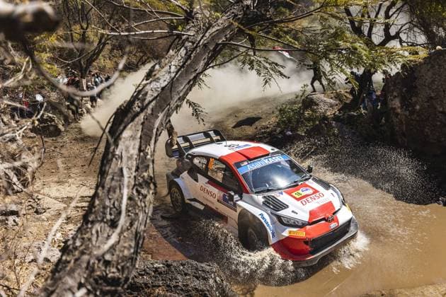 Bilder des Jahres 2023, Sport 03 März Sport Themen der Woche KW11 18 Takamoto KATSUTA (JPN), Aaron JOHNSTON (IRL), TOYOTA GAZOO RACING WRT, TOYOTA GR Yaris Rally1 Hybrid, WRC, Motorsport Rallye, WM action during the Rally Guanajuato Mexico 2023, 3rd round of the 2023 WRC World Rally Car Championship, from March 16 to 19, 2023 at Leon, Guanajuato, in Mexico - AUTO - WRC - RALLY GUANAJUATO MEXICO 2023 DPPI Panoramic RPPA_2023_03_Mexico_173