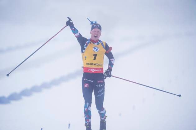 Biathlon World Cup in Holmenkollen Oslo 20230319 Johannes Thingnes Bo won the mens joint start in biathlon in Holmenkollen on Sunday Photo Javad Parsa NTB Oslo Norway EDITORIAL USE ONLY RESTRICTED USE FOR BETTING COMPANIES  Copyright: xJavadxParsax xNTBx