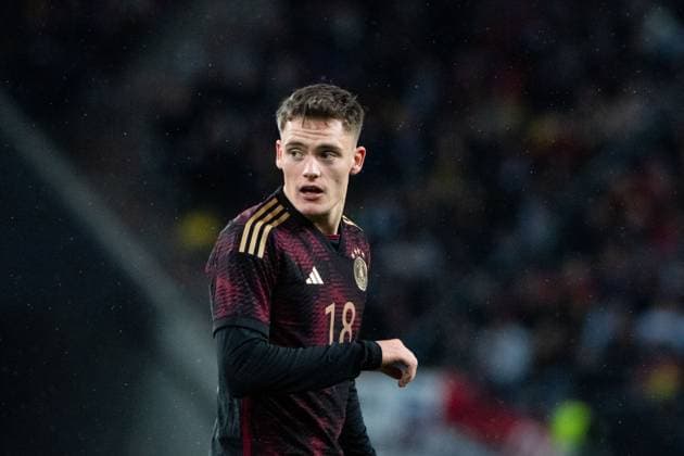 Florian Wirtz Germany, 18 , GER, Germany vs Belgium, football Laenderspiel mens national team, season 2022 2023, 28 03 2023 DFB DFL regulations prohibit any use of photographs as image sequences and or quasi video GER, Germany vs Belgium, football Laenderspiel mens national team, season 2022 2023, 28 03 2023 Koeln Copyright: xEibner-Pressefoto Memmlerx EP_MMR
