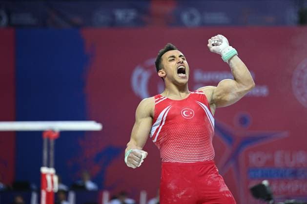 Bilder des Jahres 2023, Sport 04 April Sport Themen der Woche KW15 Sport Bilder des Tages April 13, 2023, Antalya, Turkey: Antalya, Turkey, Spor salon, April 13, 2023, ASIL Adem (TUR) gold medal AA during European Championsps Artistic Gymnastics - ALL AROUND MAG - Gymnastics. Gymnastics - European Championsps Artistic Gymnastics - ALL AROUND MAG, Antalya, Turkey - ZUMAl164 20230413_zsa_l164_054 Copyright: xFilippoxTomasix
