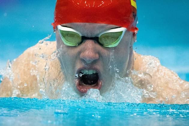 Impressions 37 IDM Swimming 2023 14 May 2023 37 IDM Swimming in Berlin Swimming and diving hall in the Europasportpark SSE Josia Topf swims world record CREDIT Ralf Kuckuck
