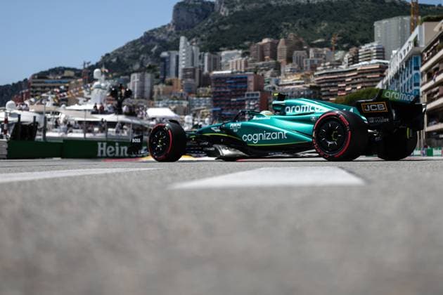 14 Fernando Alonso (ESP, Aston Martin Aramco Cognizant F1 Team), F1 Grand Prix of Monaco at Circuit de Monaco on May 27, 2023 in Monte-Carlo, Monaco. (Photo by HOCH ZWEI Italy Photo Press) (Verwendung nur in Deutschland - GERMANY ONLY) *** 14 Fernando Alonso ESP, Aston Martin Aramco Cognizant F1 Team , F1 Grand Prix of Monaco at Circuit de Monaco on May 27, 2023 in Monte Carlo, Monaco Photo by HOCH ZWEI Italy Photo Press Use only in Germany GERMANY ONLY