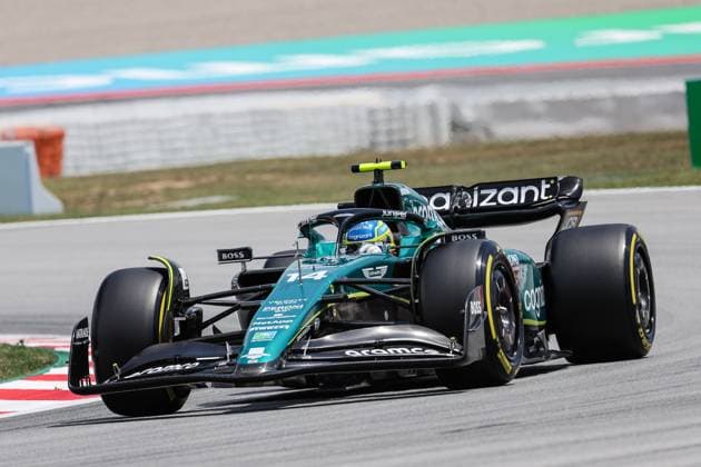 14 Fernando Alonso (ESP, Aston Martin Aramco Cognizant F1 Team), F1 Grand Prix of Spain at Circuit de Barcelona-Catalunya on June 2, 2023 in Barcelona, Spain. (Photo by HOCH ZWEI Italy Photo Press) (Verwendung nur in Deutschland - GERMANY ONLY) *** 14 Fernando Alonso ESP, Aston Martin Aramco Cognizant F1 Team , F1 Grand Prix of Spain at Circuit de Barcelona Catalunya on June 2, 2023 in Barcelona, Spain Photo by HOCH ZWEI Italy Photo Press Use in Germany GERMANY ONLY