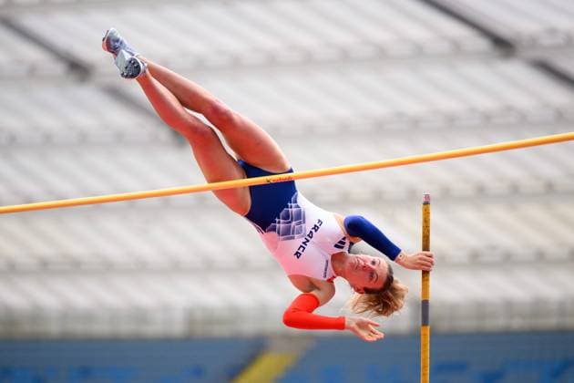 230624 Margot Chevrier of France competes in womens pole vault during day 3 of the European Games on June 24, 2023 in Katowice Photo Jesper Zerman BILDBYRAN COP 234 JZ0381 friidrott athletics friidrett europeiska spelen 2023 european games 2023 europeiska spelen european games 3 bbeng pole vault stavsprang stavhopp frankrike  Copyright: JESPERxZERMAN BB230624JZ050